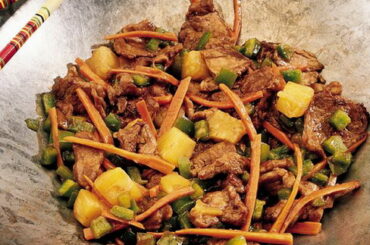 Pork with Green Pepper and Pineapple
