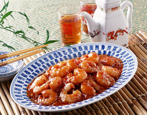 Shrimp with Sweet Chilli Sauce 