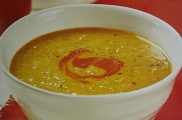 Butter Bean, Sun-dried Tomato and Pesto Soup