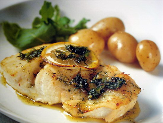 Haddock with Fennel Butter