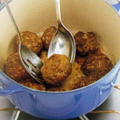 Beef Patties with Onions and Peppers