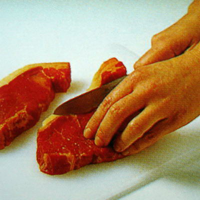 Steak with Warm Tomato Salsa