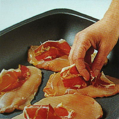 Chicken Escalopes with Lemon and Serrano ham