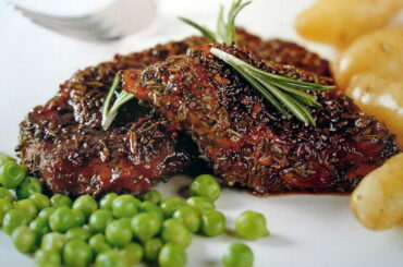 Lamb Steaks with Redcurrant Glaze