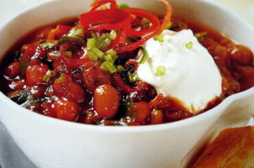 Mixed Bean and Tomato Chilli