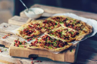 Alsatian Tarte Flambée