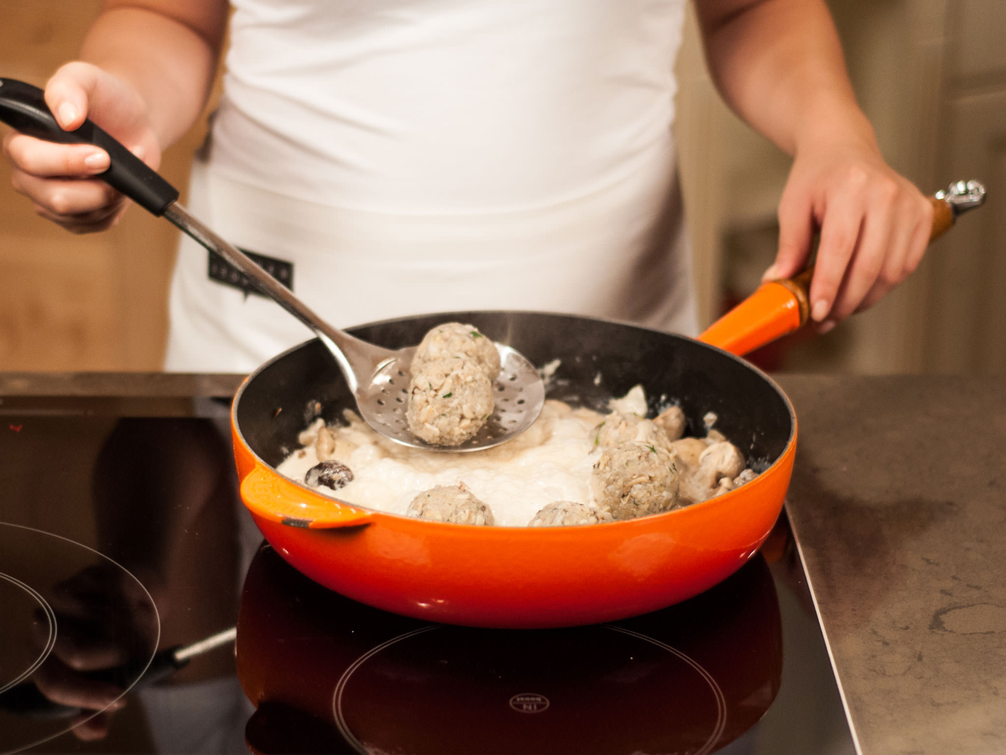 Lentil and mushroom “meat”balls