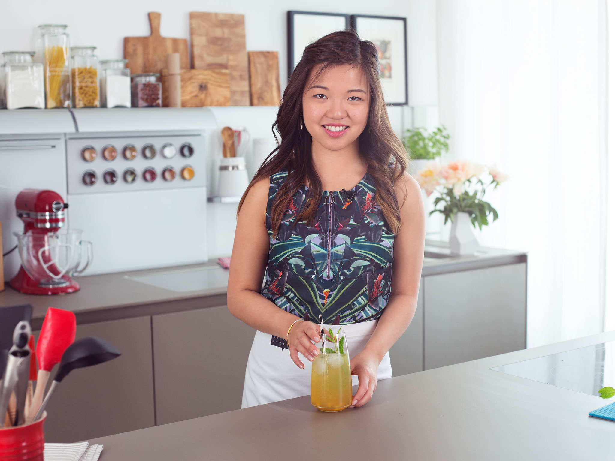 Asian-inspired lemonade