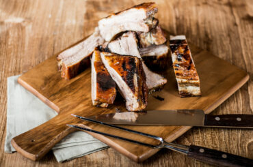 Asian-style glazed ribs