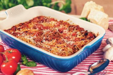 Baked Spaghetti Bolognese