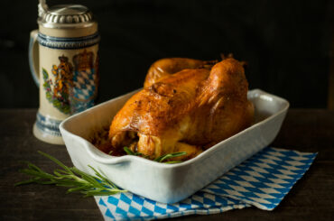 Bavarian roast chicken