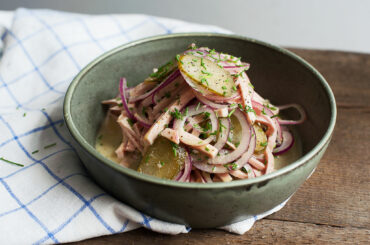 Bavarian sausage salad