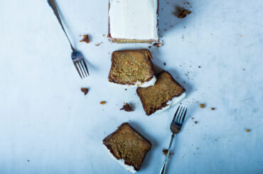 Carrot cake with cream cheese frosting