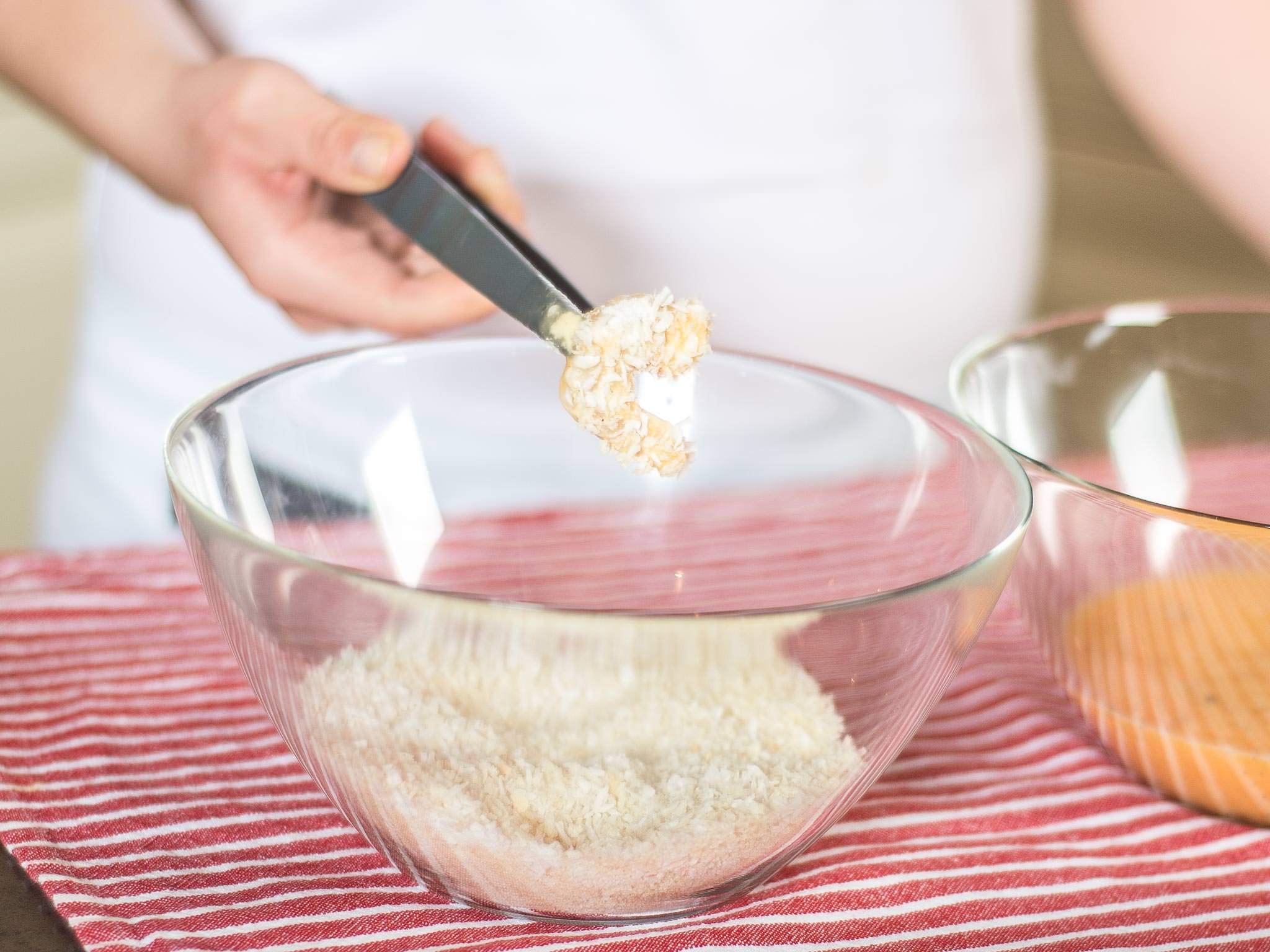 Coconut shrimp with lemongrass chili dip