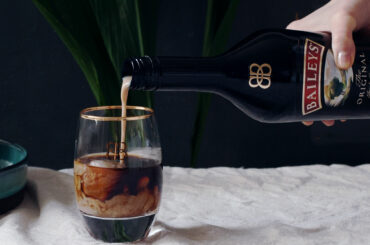 Cold brew Irish coffee