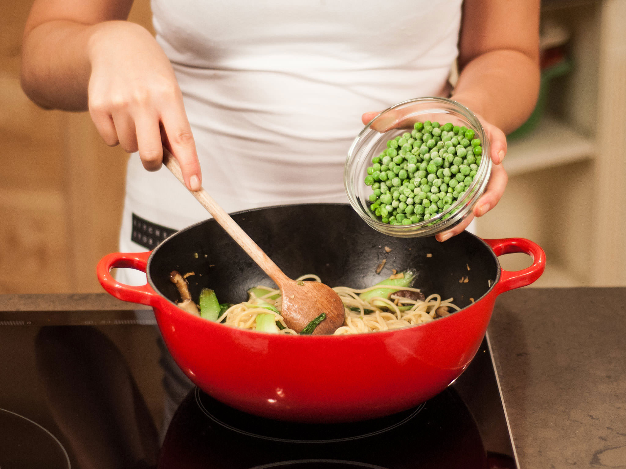 Colorful Asian-inspired noodles