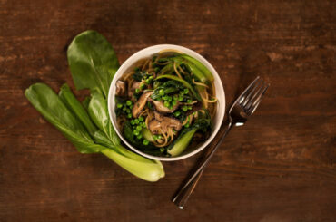 Colorful Asian-inspired noodles