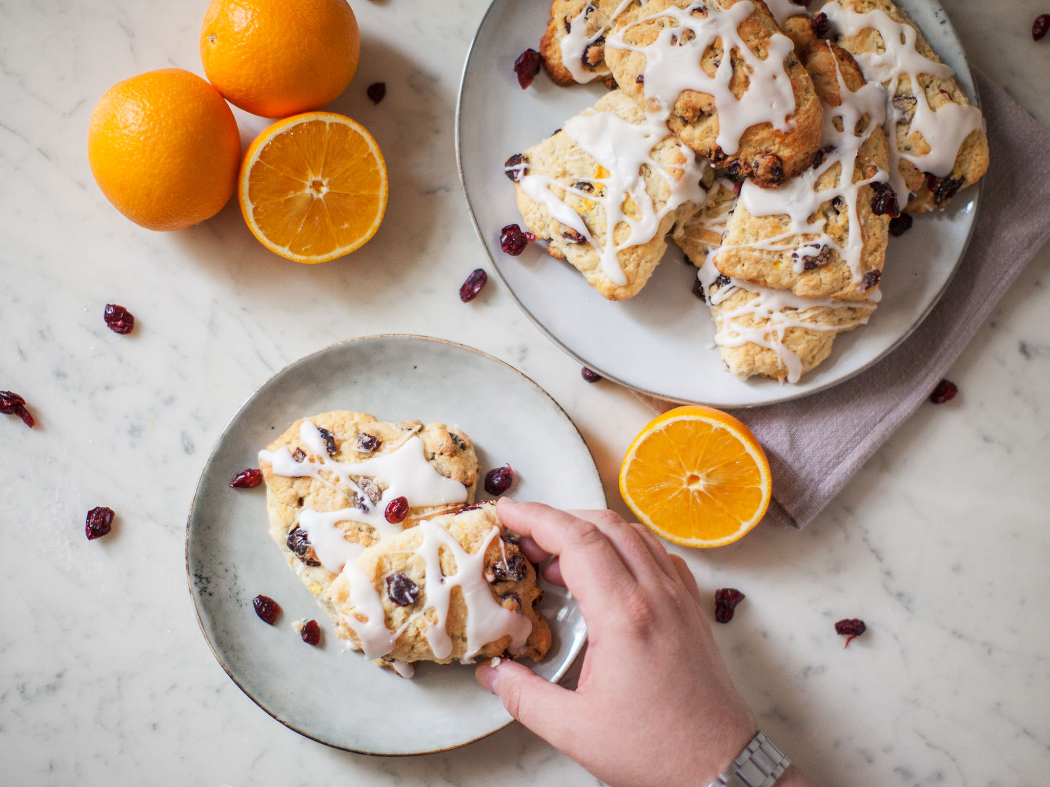 Cranberry scones Cranberry scones