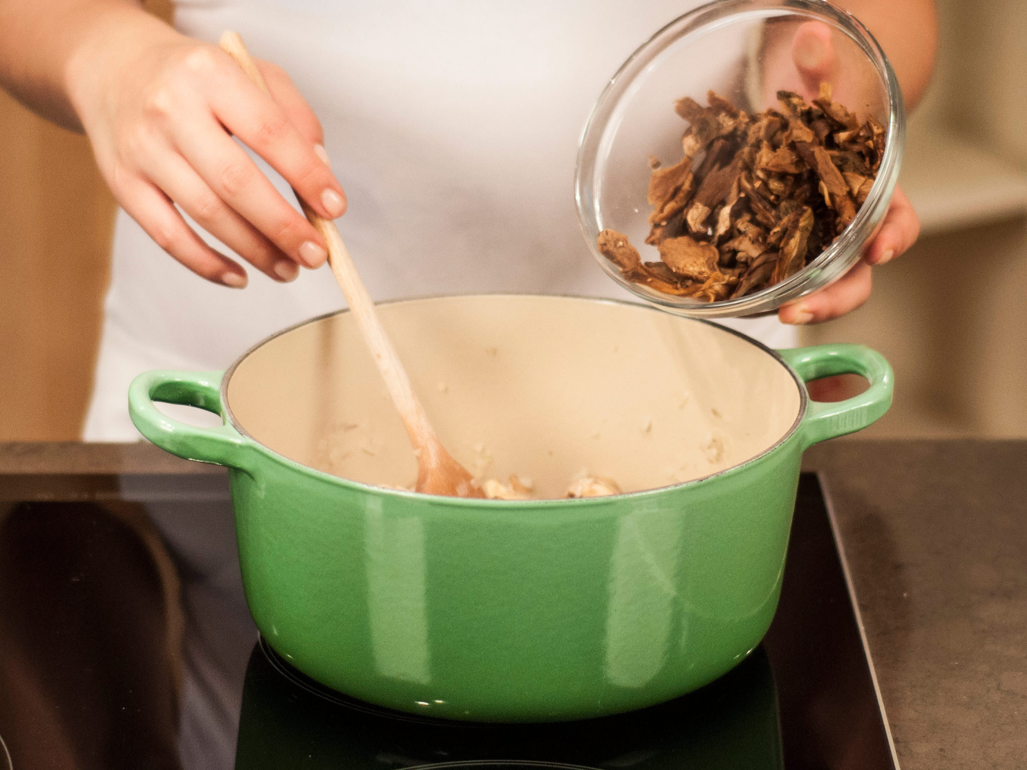 Creamy mushroom soup