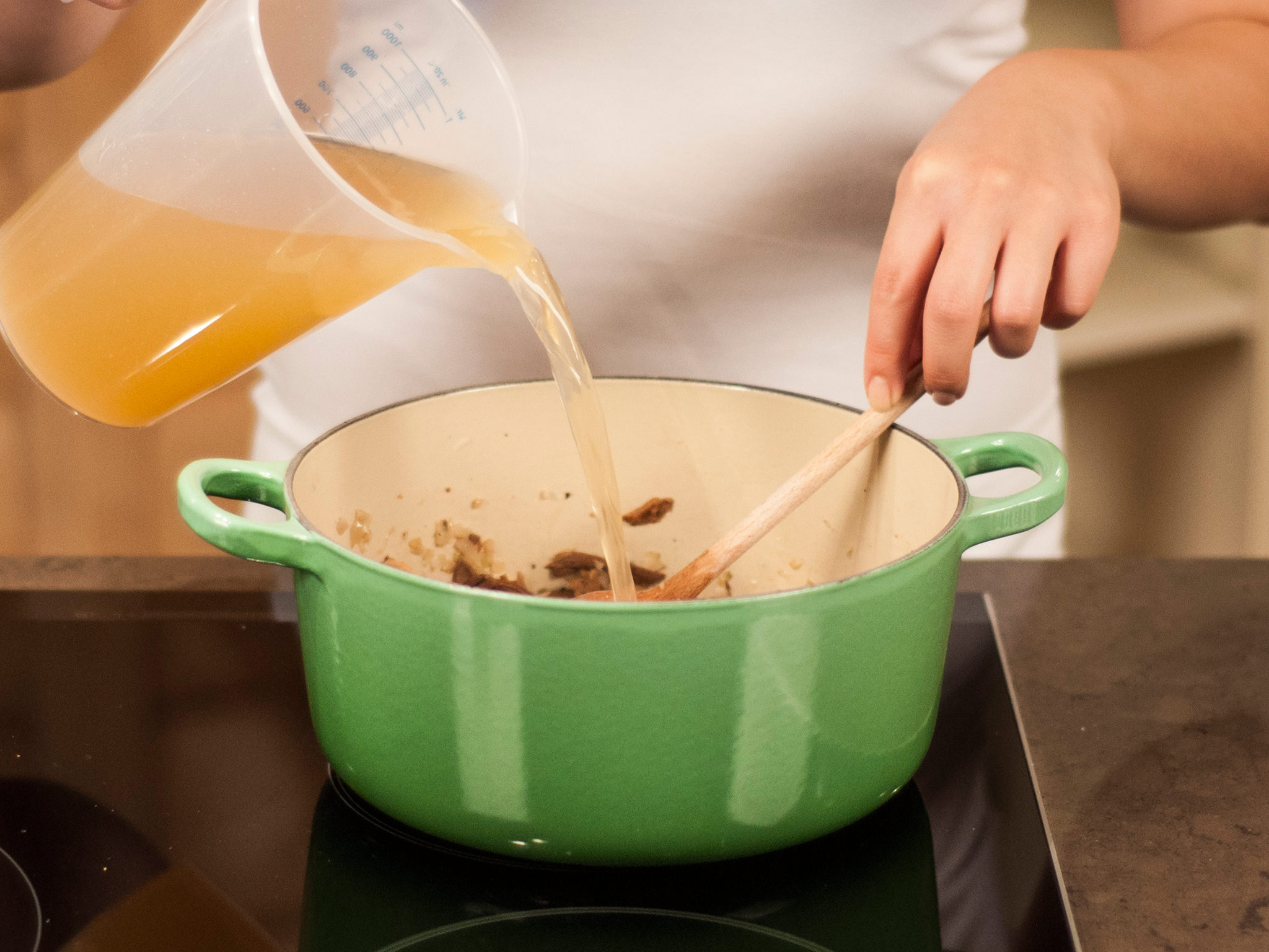 Creamy mushroom soup