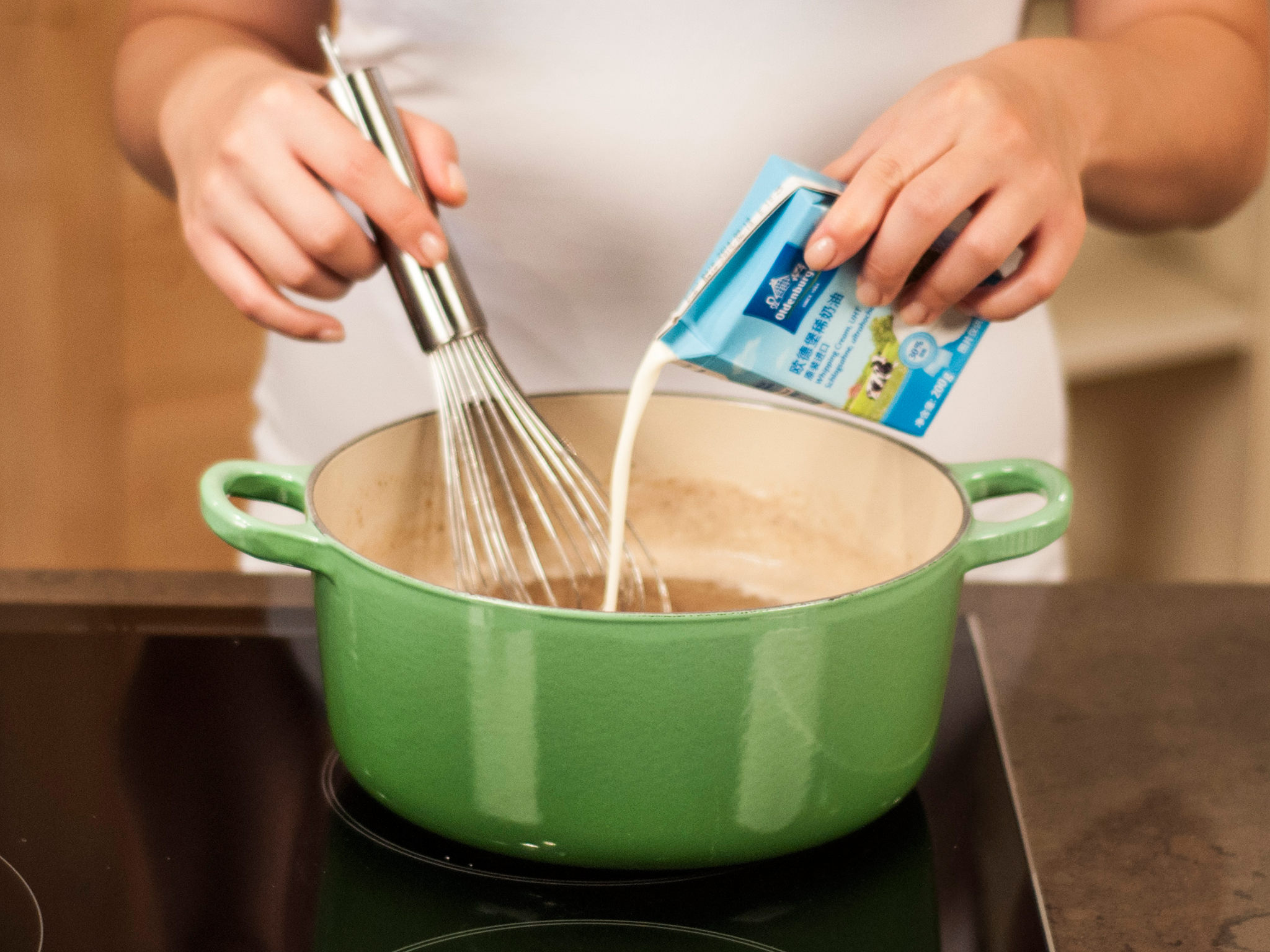 Creamy mushroom soup