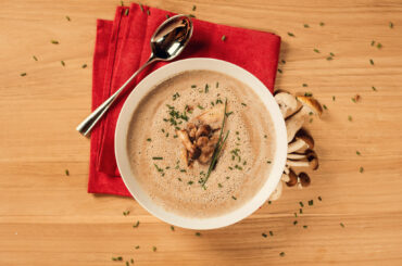 Creamy mushroom soup