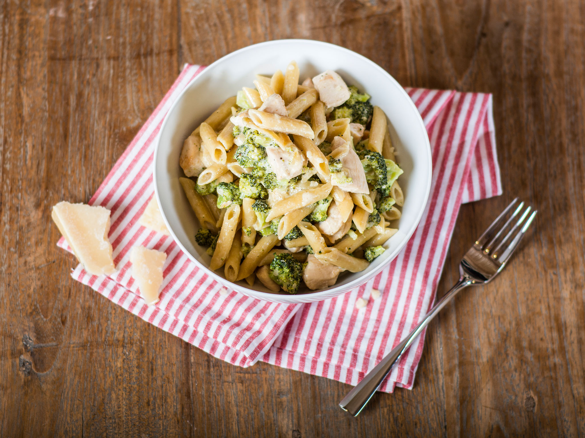 Creamy whole-wheat pasta with chicken - Bing Chef - The Art of Cooking