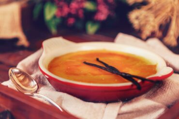 Crema Catalana with salted caramel sauce