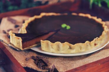 Double chocolate tart