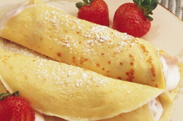 Crepes with Strawberries