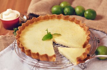 Fresh lime tart