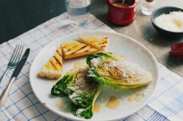 Grilled Caesar salad