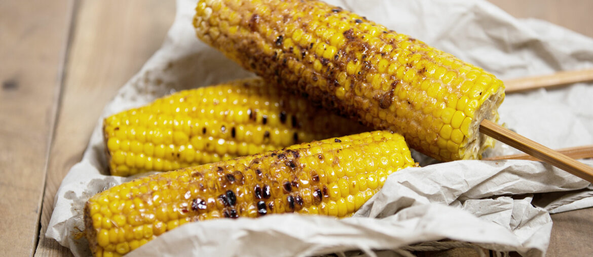 Grilled corn with miso butter
