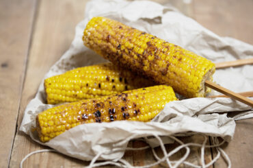 Grilled corn with miso butter