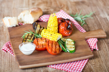 Grilled vegetable platter