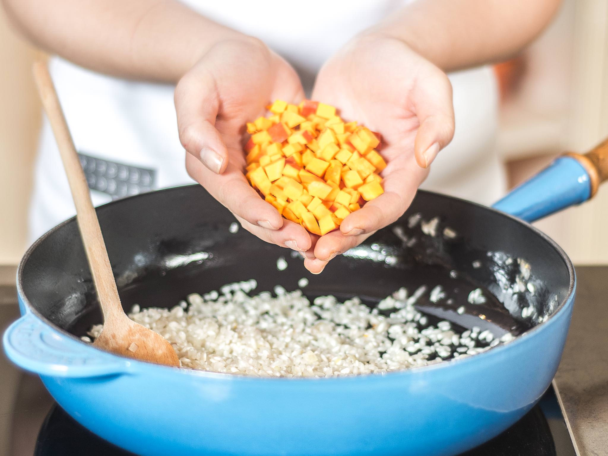 Hokkaido pumpkin risotto