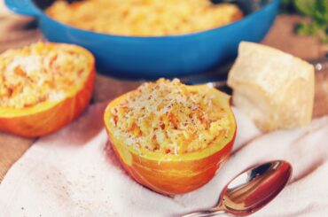 Hokkaido pumpkin risotto