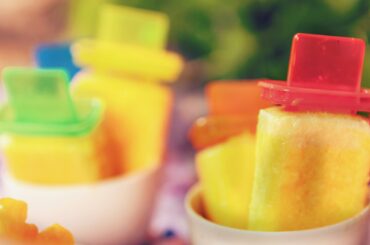 Homemade ice pops