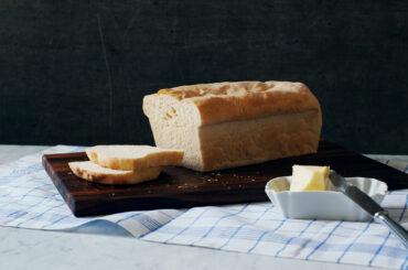 Homemade white bread