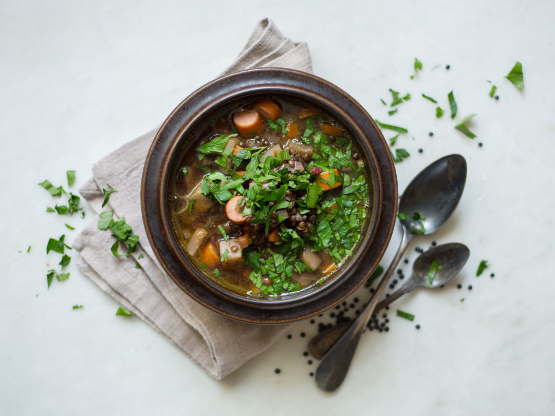 Lentil-stew-with-sausages-4