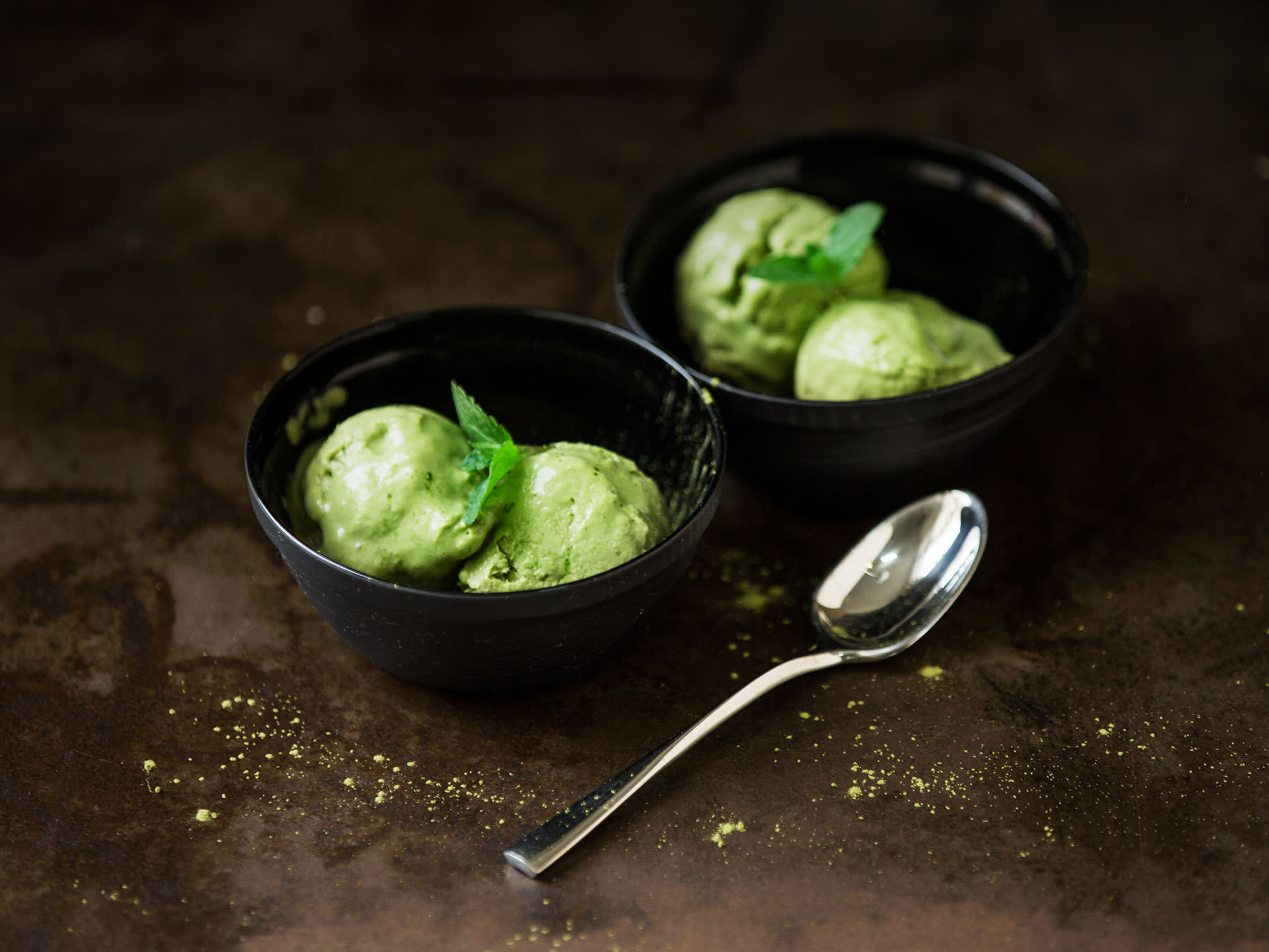 Matcha ice cream Matcha ice cream