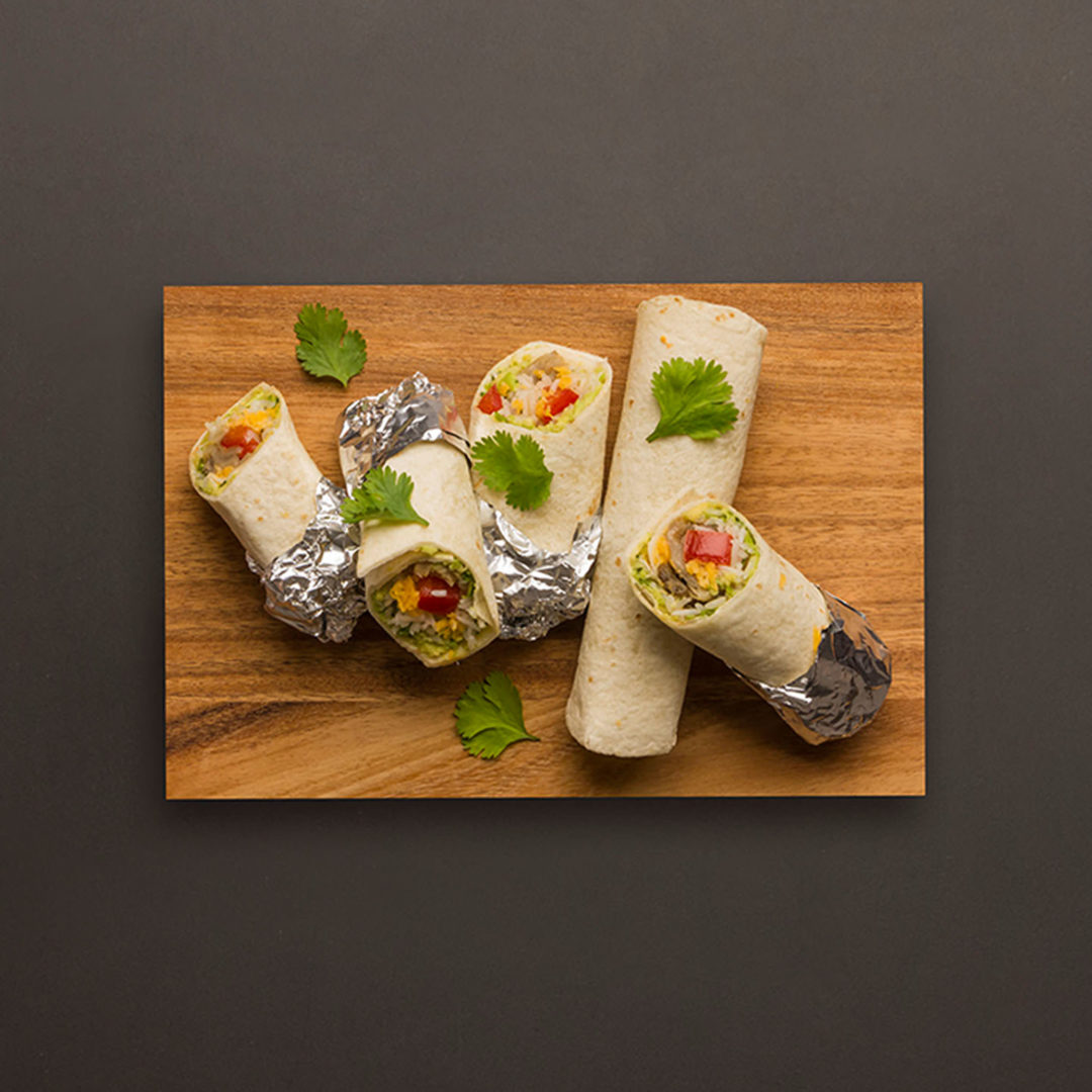 Mini-oyster-mushroom-cilantro-and-avocado-burritos-9