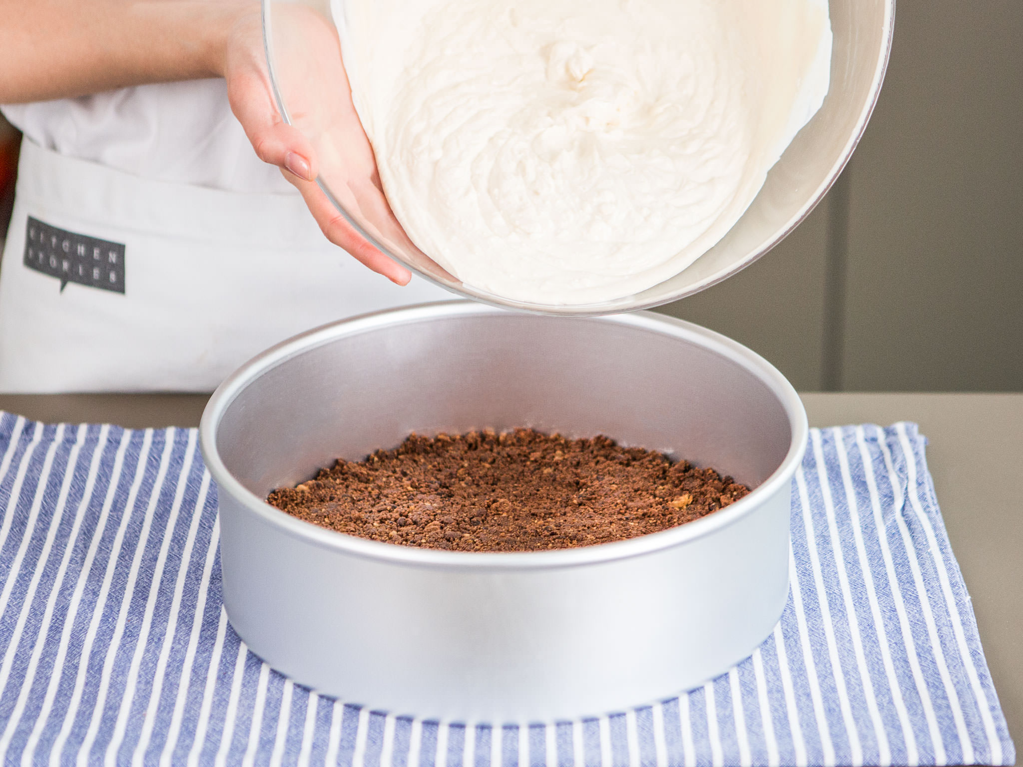 No-bake coffee cheesecake