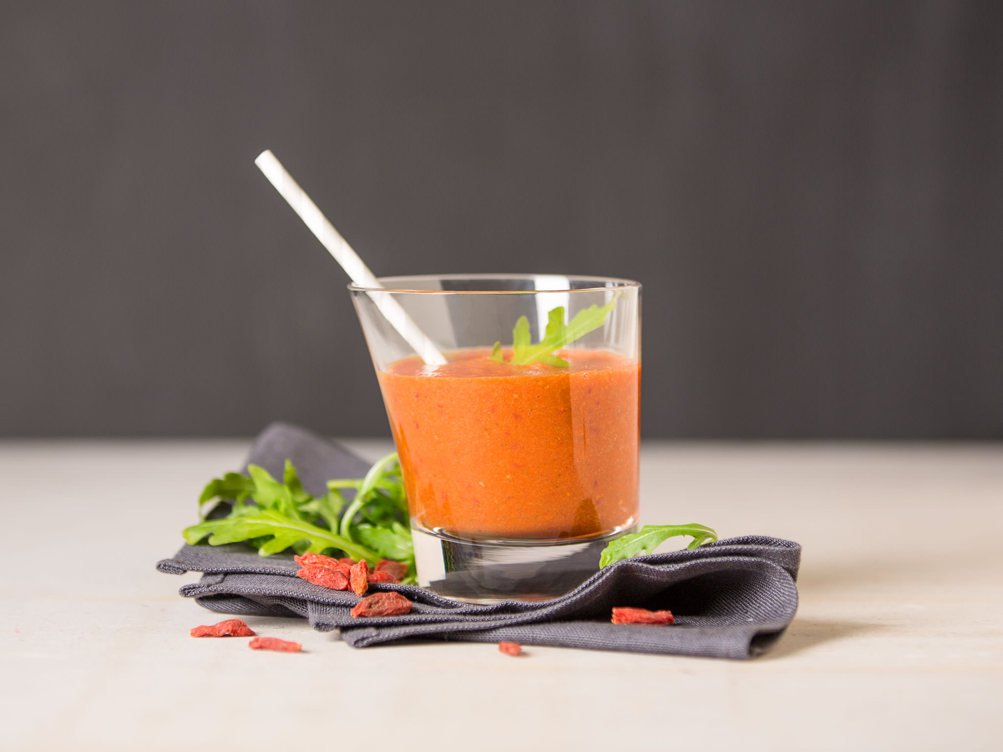 Orange smoothie with arugula Orange smoothie with arugula