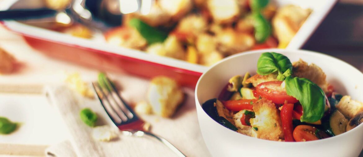 Panzanella bread salad