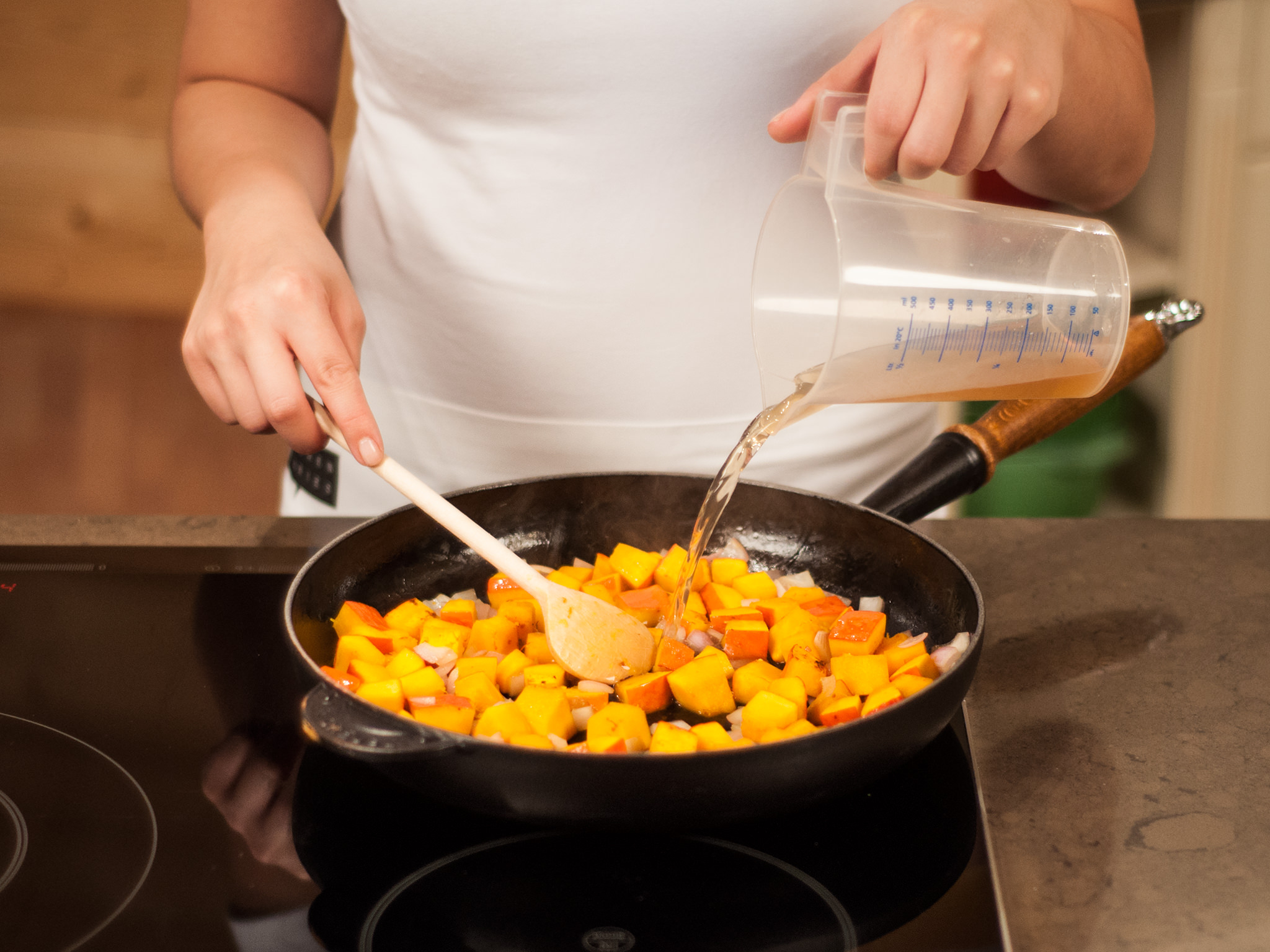 Quick pumpkin from the pan