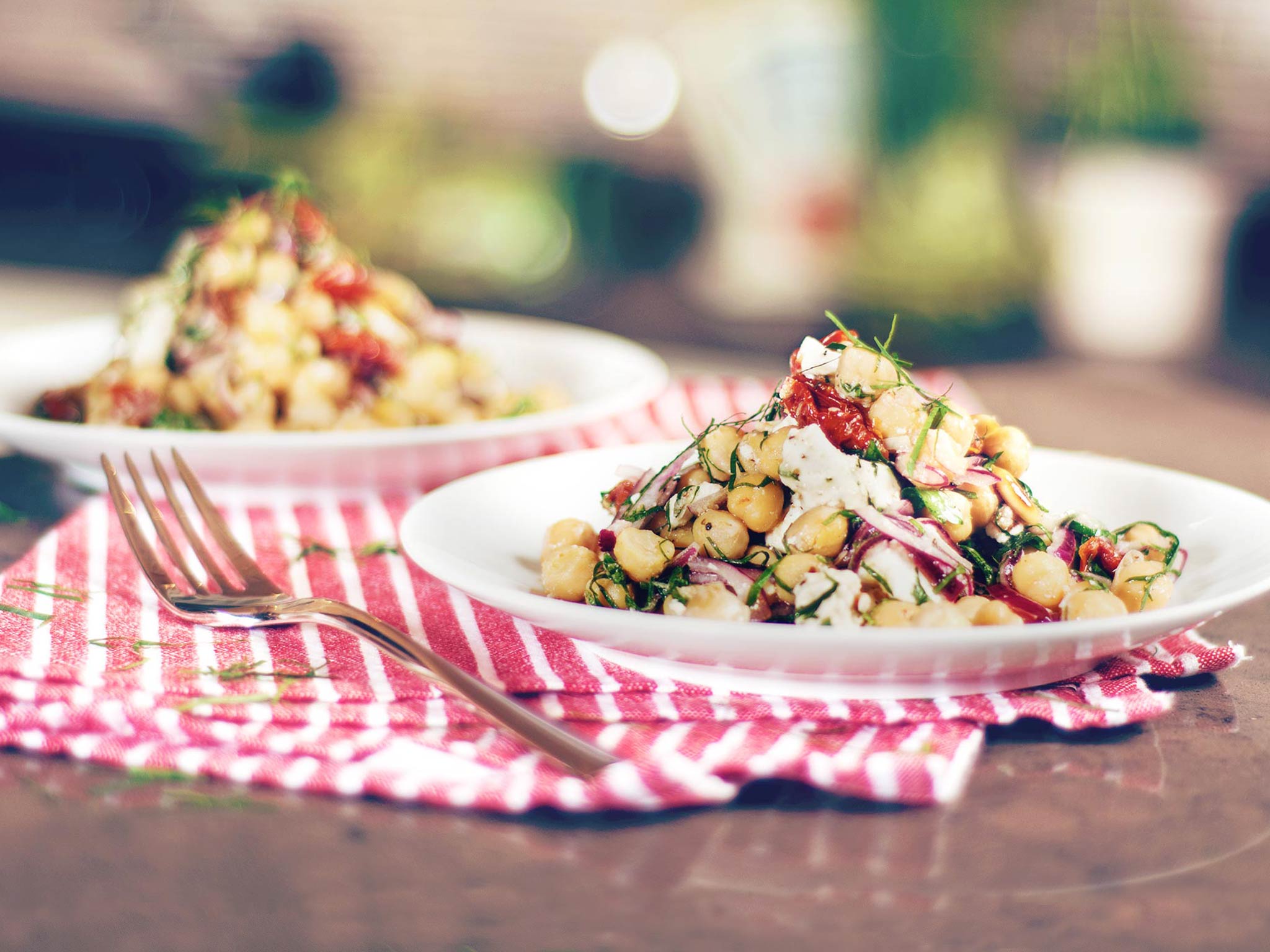 Refined chickpea salad Refined chickpea salad