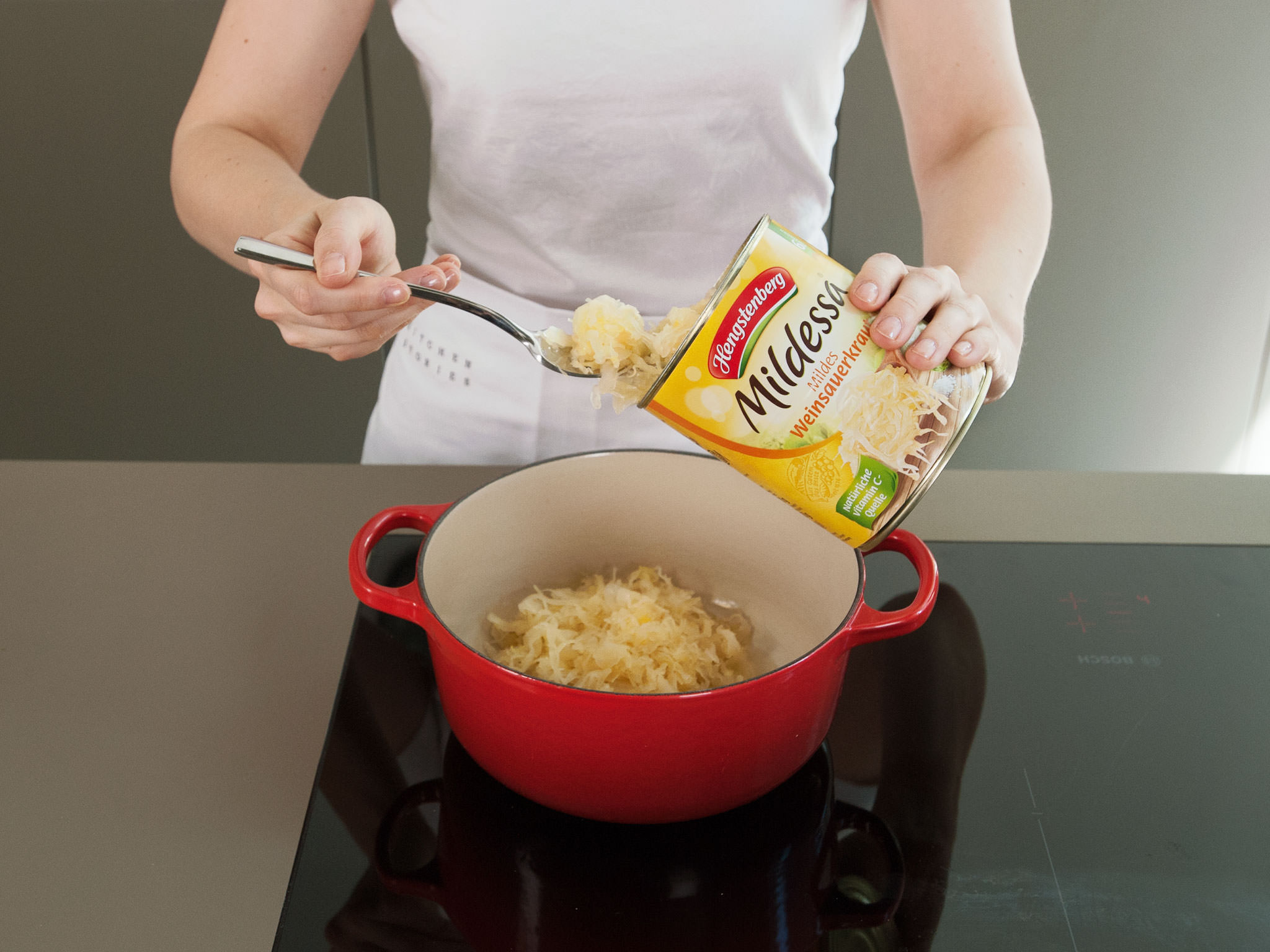 Sauerkraut and potato dumplings