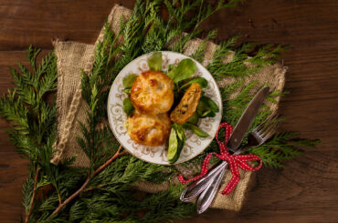 Savoy cabbage in puff pastry