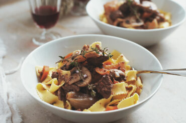 Slow-cooker beef Bourguignon